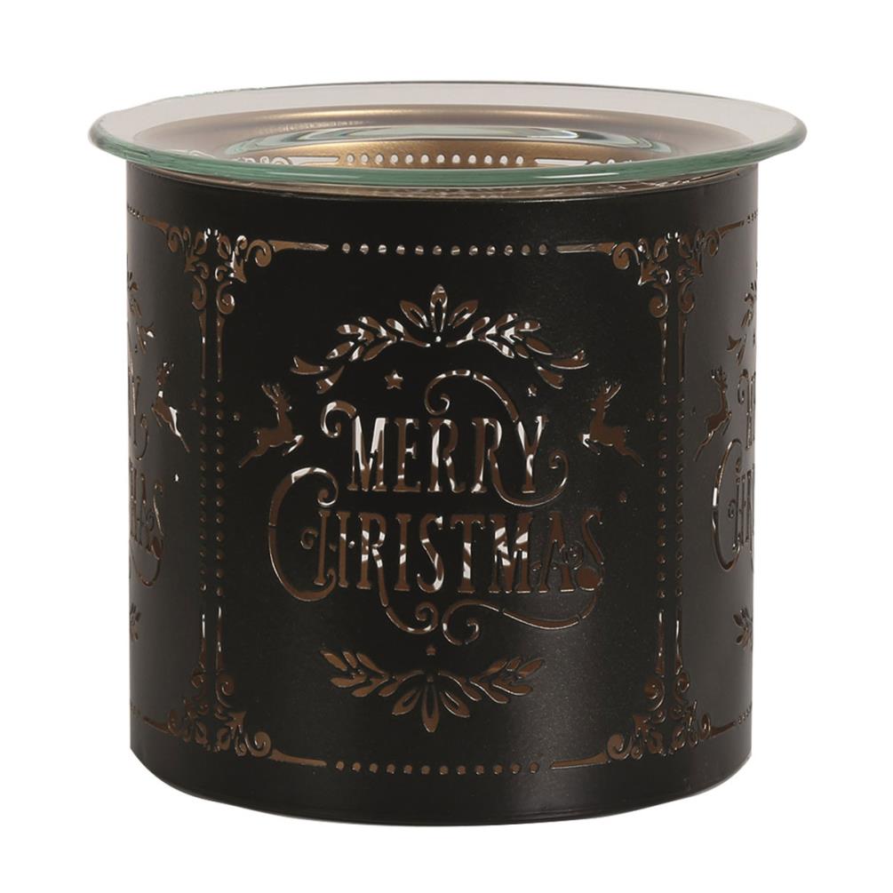 Aroma Black Merry Christmas Jar Sleeve & Wax Melt Warmer Extra Image 3